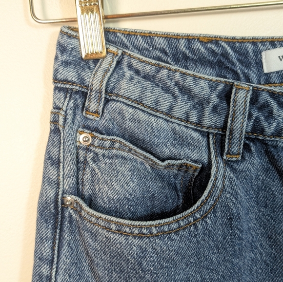 WeWoreWhat Wide Leg Baggy Denim Jeans Size 26 - Picture 3 of 12